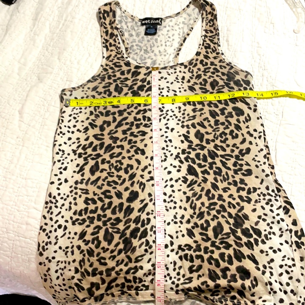 Cheetah tank top